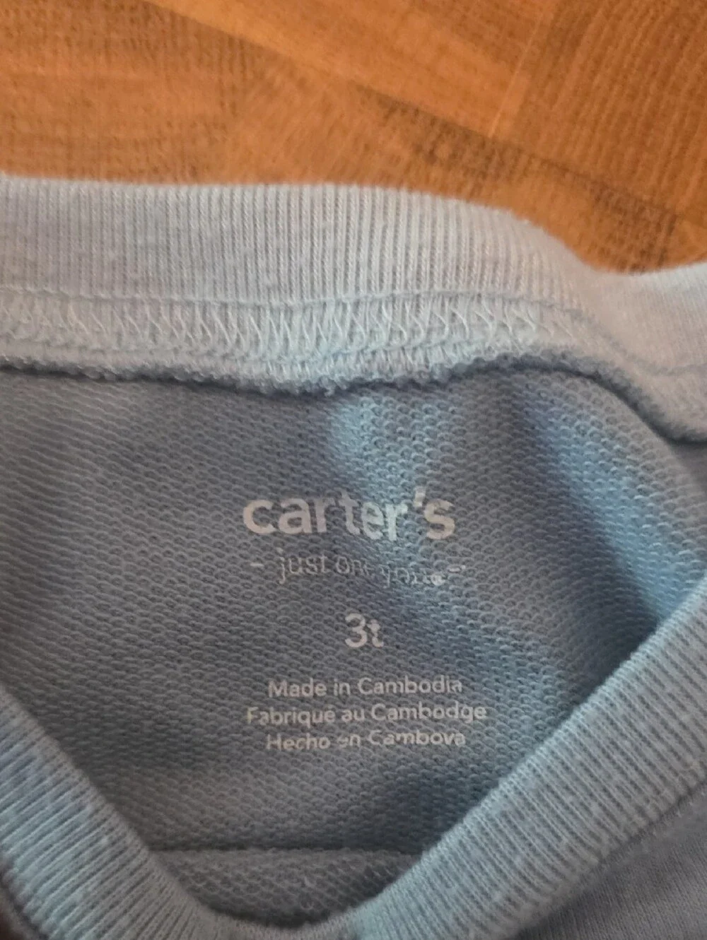 Carters light blue